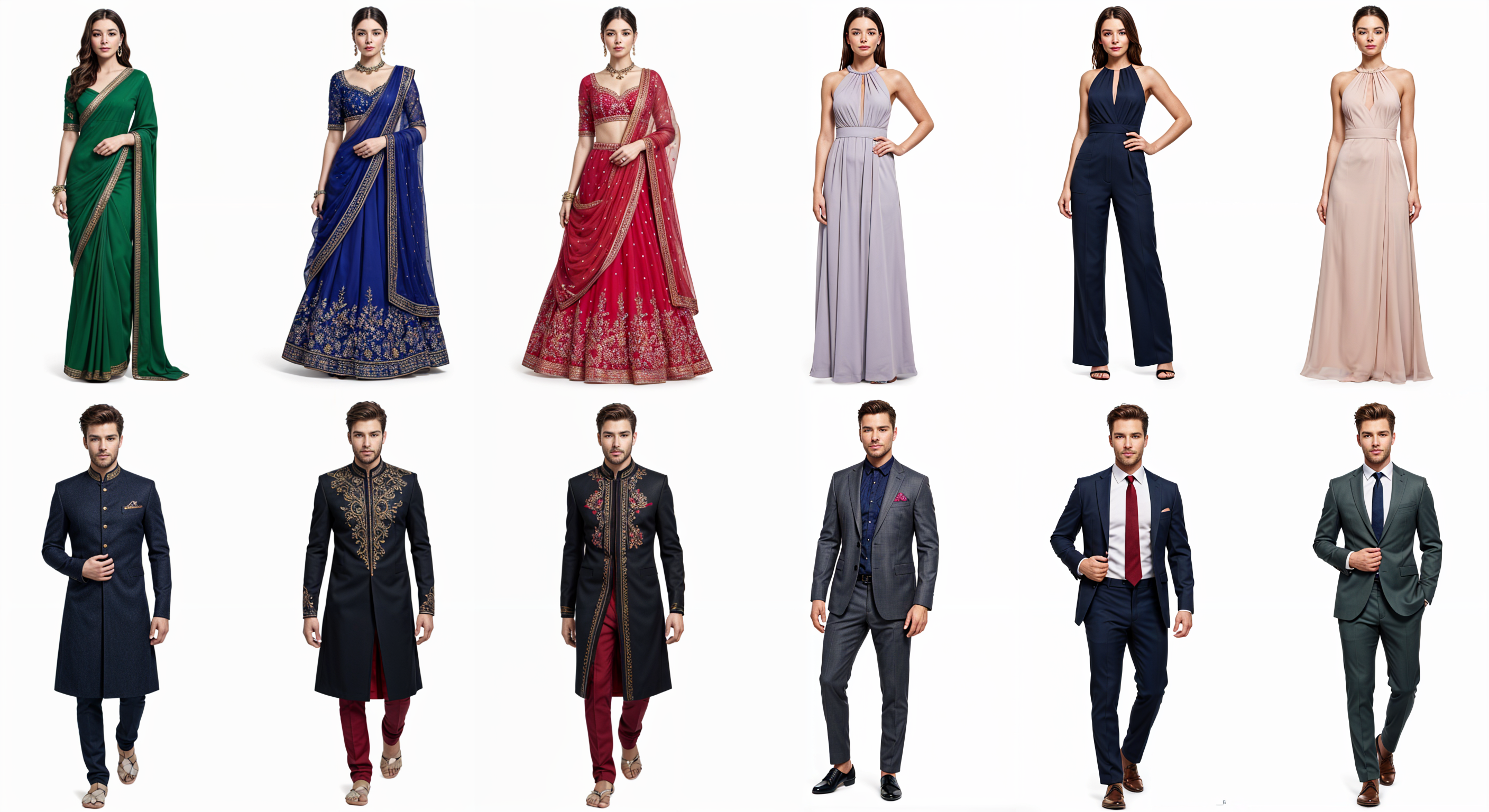 Western Reception attire guide